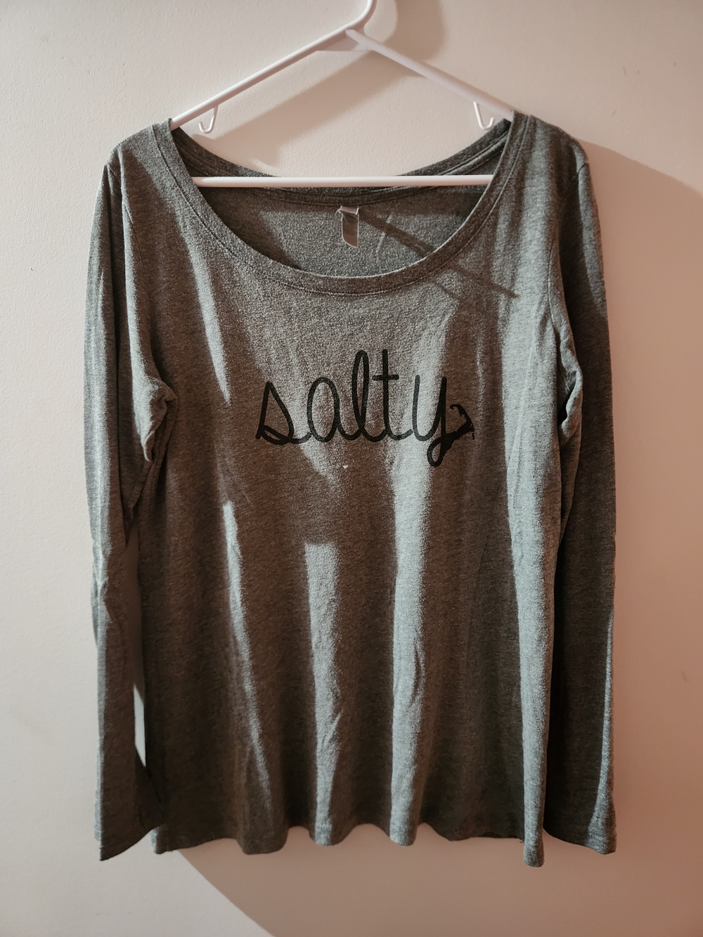 next Gray "salty" Long-Sleeve Tee